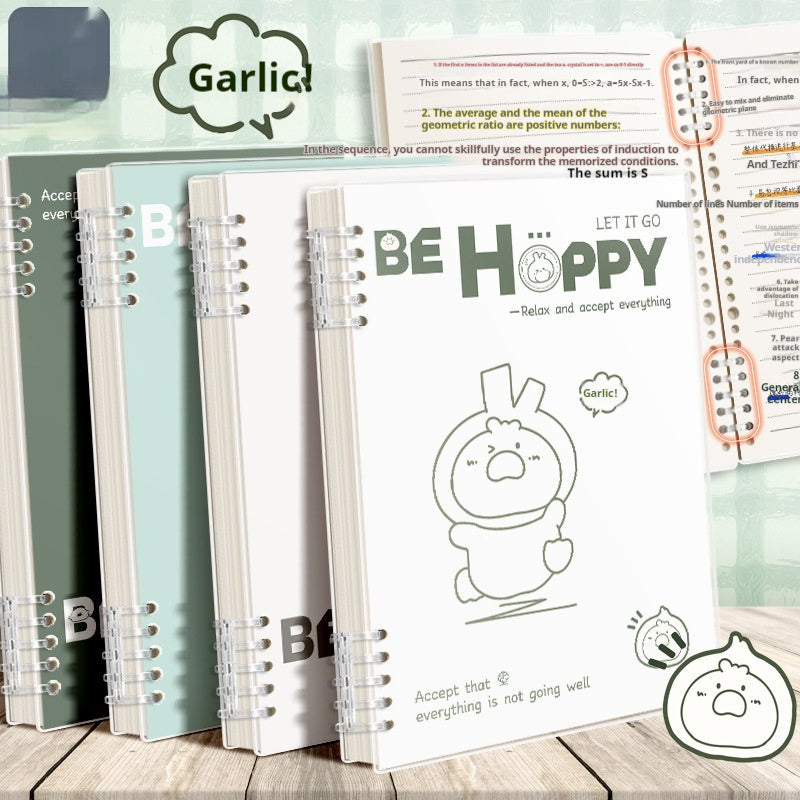 Kawaii Spiral Notebook – Detachable Coil Student Notepad A5/B5 | Frosted Cover