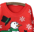 Little Snowman Christmas Sweater Snowflakes