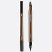 Double-Tip 2-in-1 Eyebrow Pencil & Eyeliner – 4-Fork Liquid Brow + Precision Liner