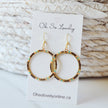 Lilith Beaded Hoop Earrings