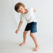 Kids' Bamboo Play Shorts | Black