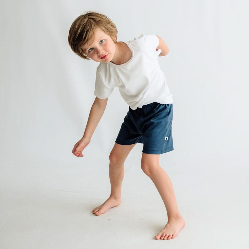 Kids' Bamboo Play Shorts | Black