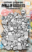 AALL and Create  Ephemera Die-Cuts - 46 - Chromatic Fantastics