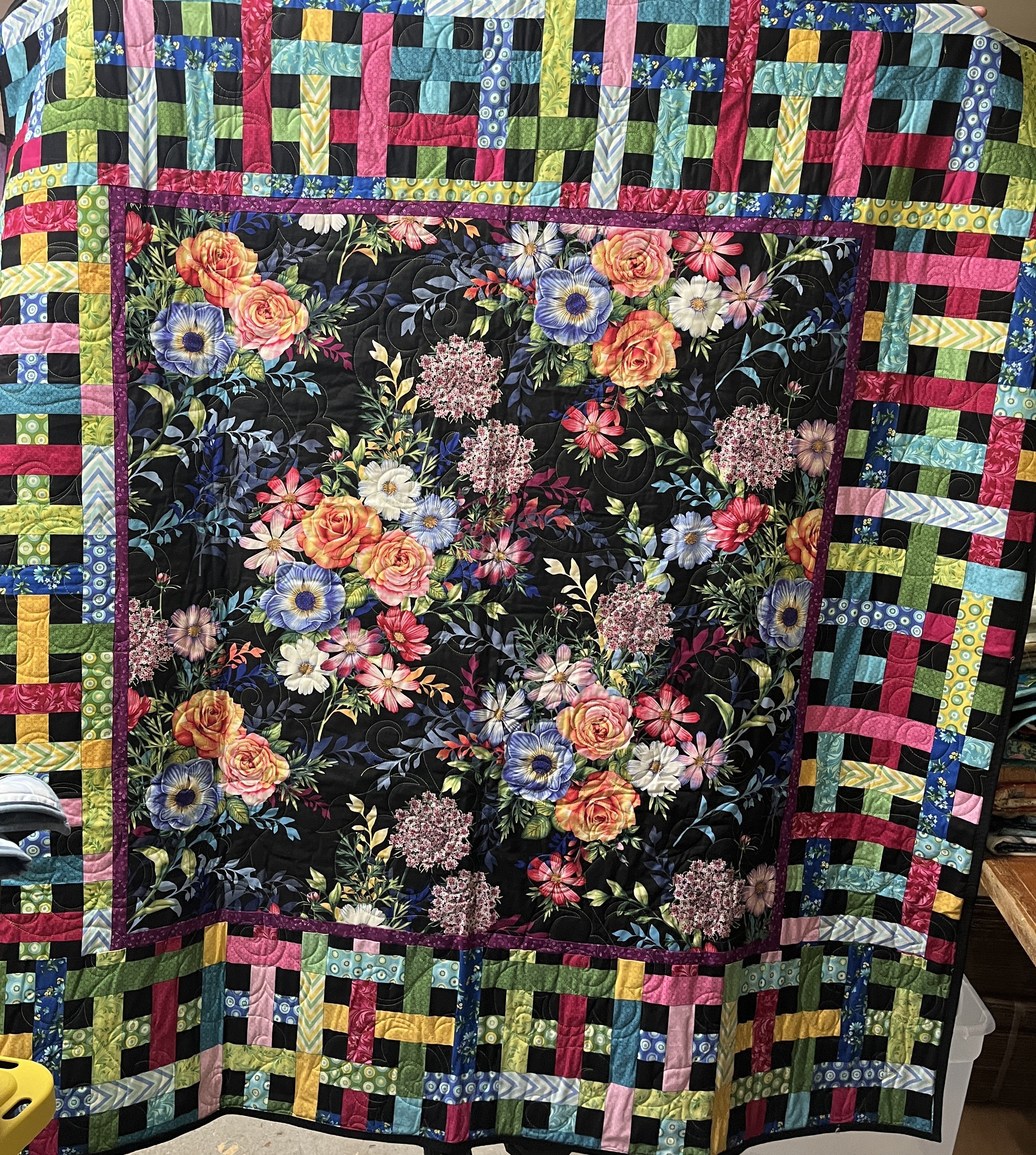 Store Sample- Lap Quilt - Floral