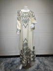 Muslim Robe Printed Dubai Women's Clothing Dress