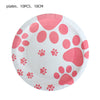 Dog Paw Party Tableware Set – Birthday Plates, Cups, Cutlery & Decorations