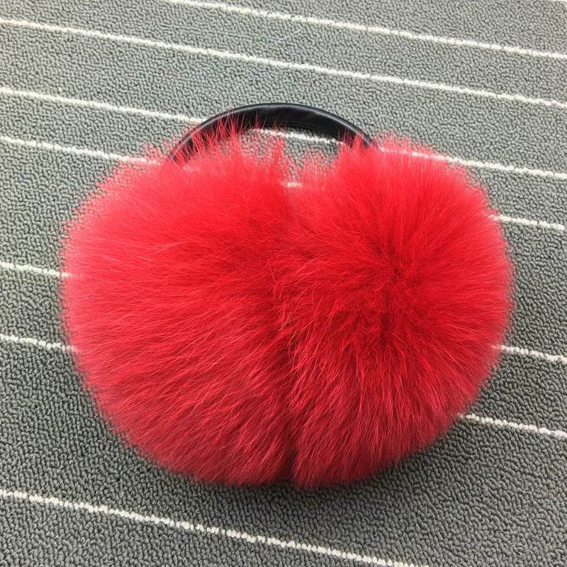 Warm Whole Skin Fox Earmuff Earmuffs Female