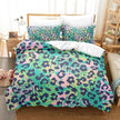 Animal Fur Grain Digital Print Duvet Cover Three-piece Bedding Set