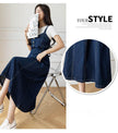 Spring And Autumn New Korean Style Casual All-matching Jeans Suspender Dress