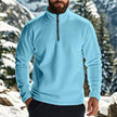 Solid Color Hoodies – Loose Fleece Pullover for Men in Winter