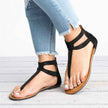 Beach sandals with rhinestones