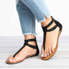 Beach sandals with rhinestones