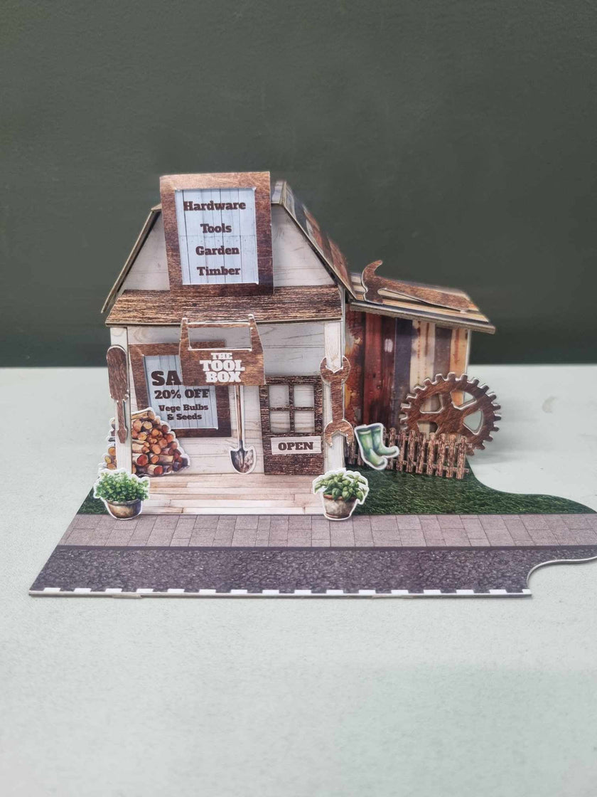 3Quarter Designs Lane Village - The Tool Box Hardware Store