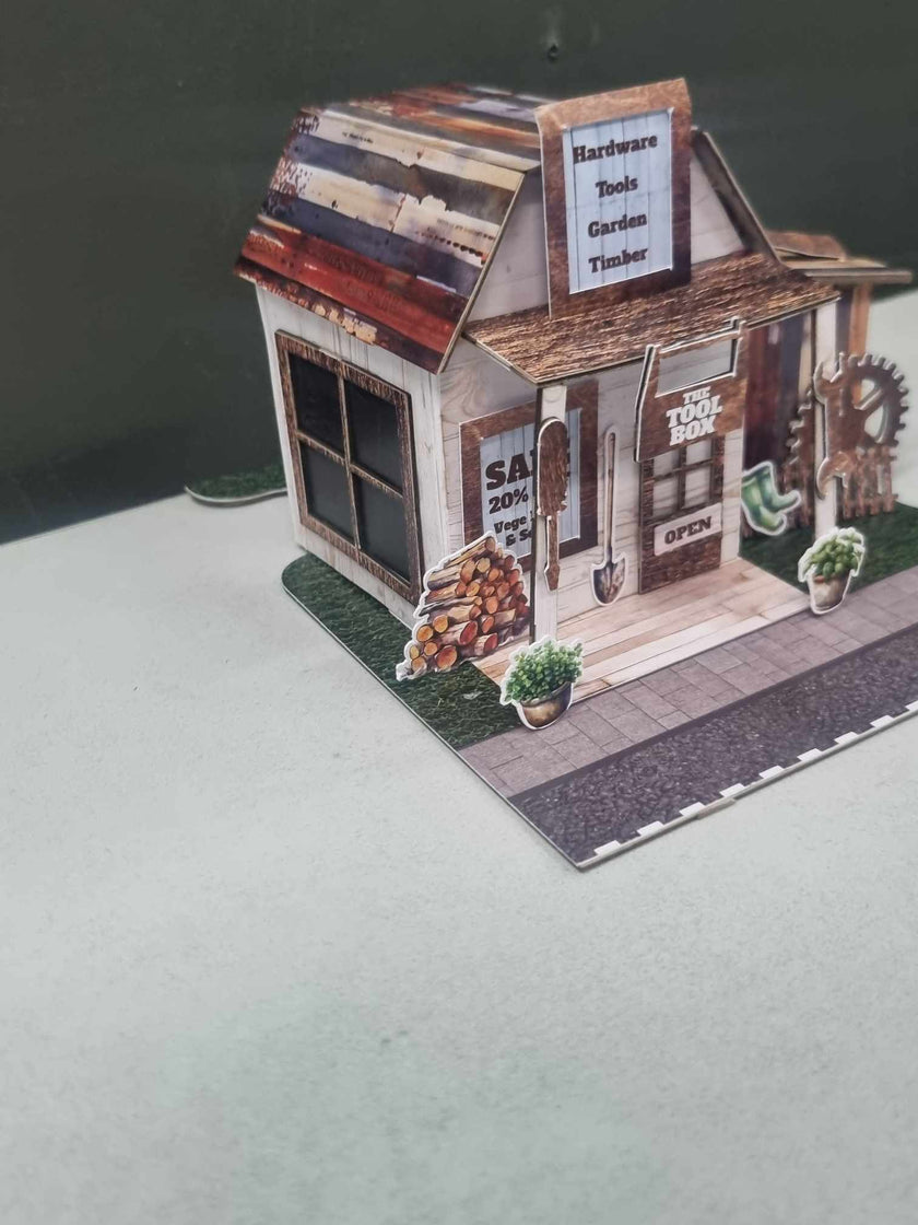 3Quarter Designs Lane Village - The Tool Box Hardware Store