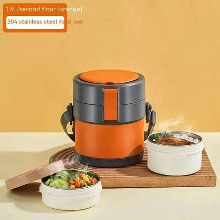 304 Stainless Steel Large Capacity Vacuum Thermal Insulated Lunch Box
