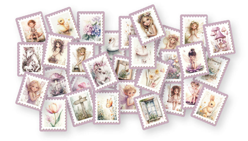 Dutch Doobadoo DDBD Die-Cuts Poststamps Woodland Spring