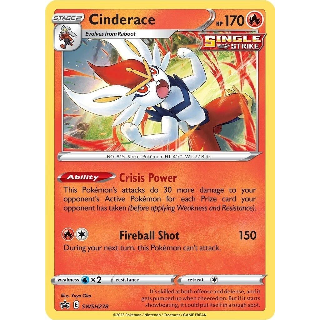 Cinderace - SWSH278 (SWSH278) (SWSD)