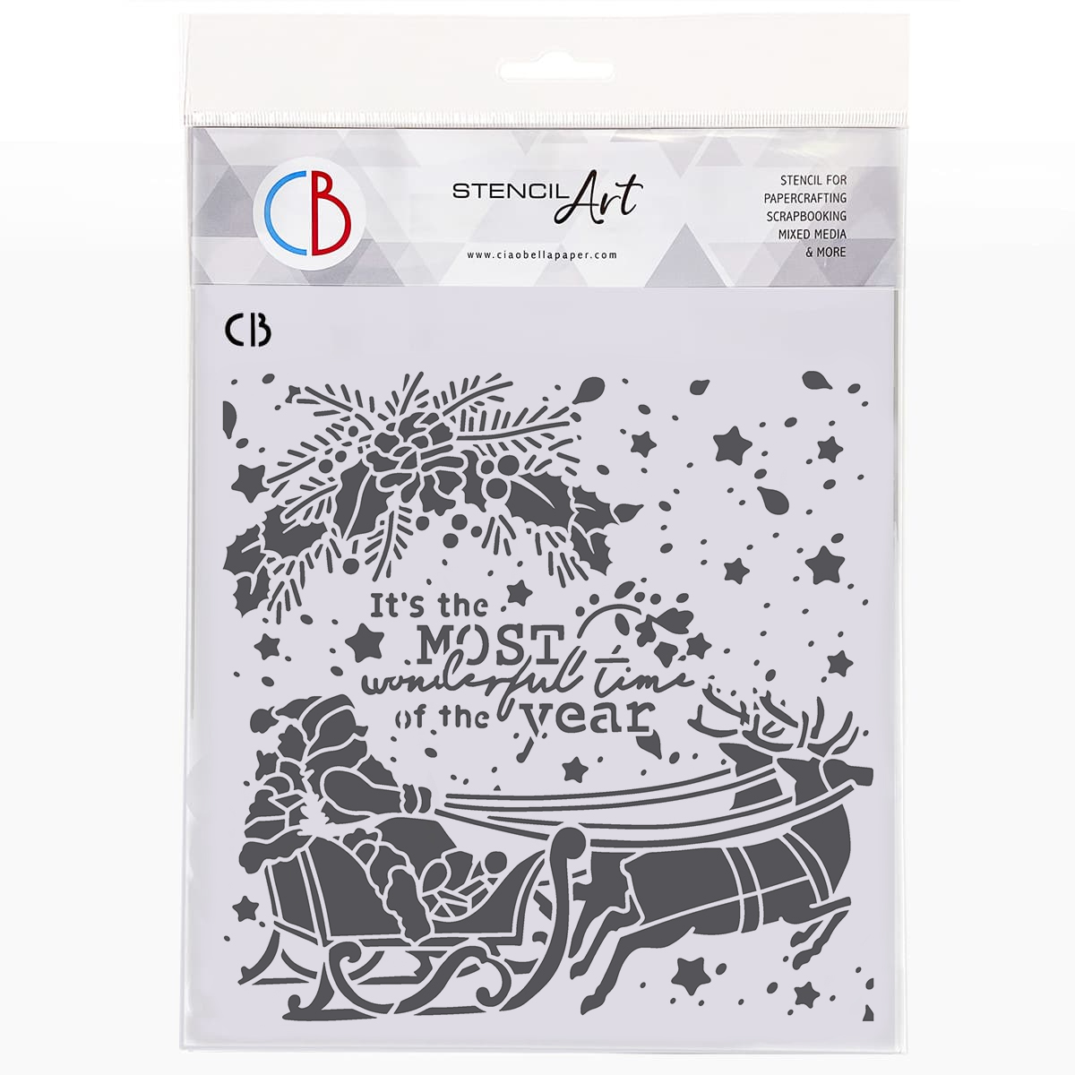 Ciao Bella Texture Stencil 8