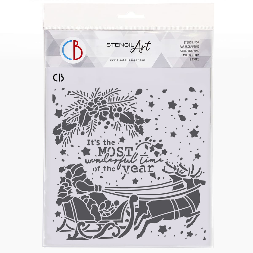 Ciao Bella Texture Stencil 8