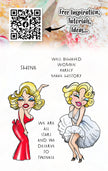 AALL and Create - A7 Stamp Set - Marilyn
