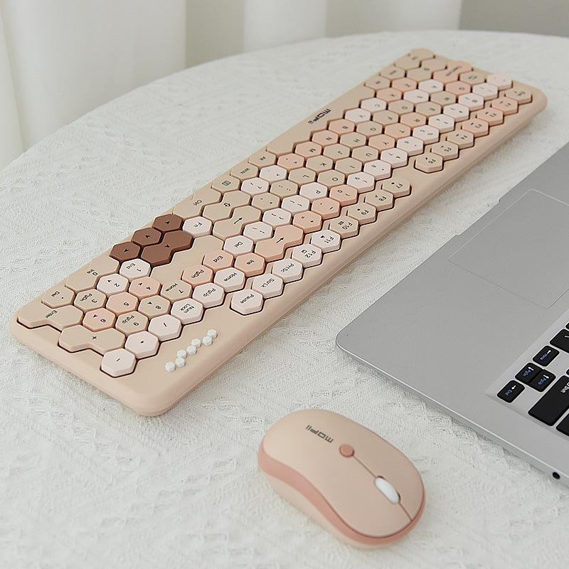 Skywalker Wireless Honeycomb Keyboard and Mouse Set – Ergonomic Combo Canada
