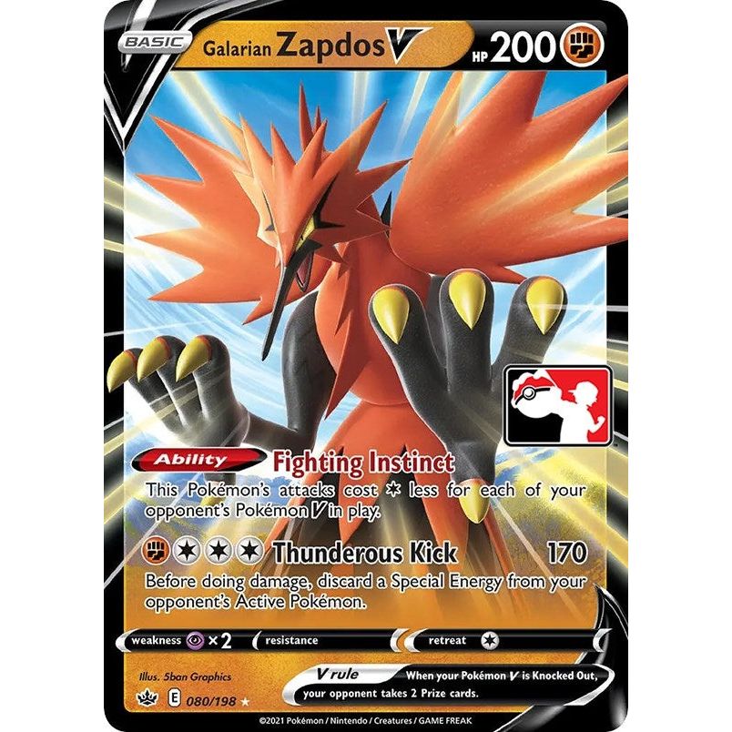 Galarian Zapdos V (080/198)