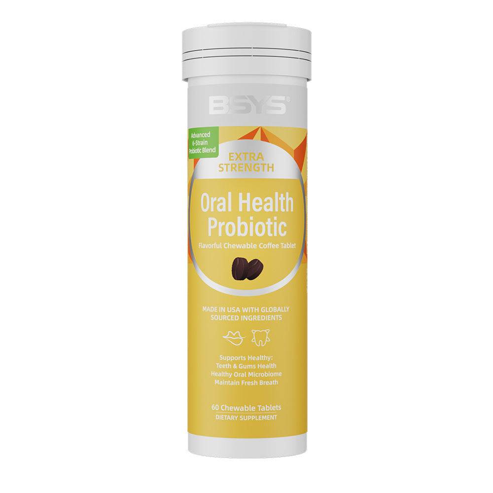 BSYS Coffee Lovers Meet Your New Obsession Oral Probiotic Chews That TASTE LIKE COFFEE  High-quality Supplements For Your Mouth No Gross Aftertaste, Just That Rich, Roasty Vibe. Game Changer