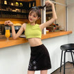 Summer Halter neck tank Tops and Skirt Outfit set
