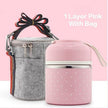 Japanese-Inspired Compartment Lunch Box – Stainless Steel, 1–3 Layer