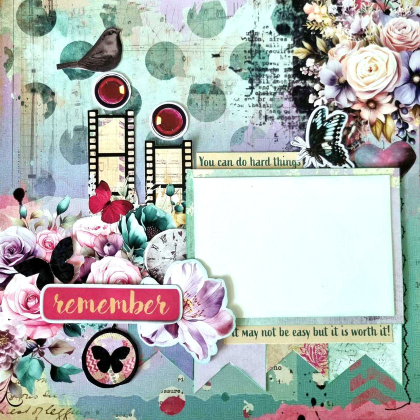 3Quarter Designs Teenage Dream 12x12 Design Paper & Diecuts Set