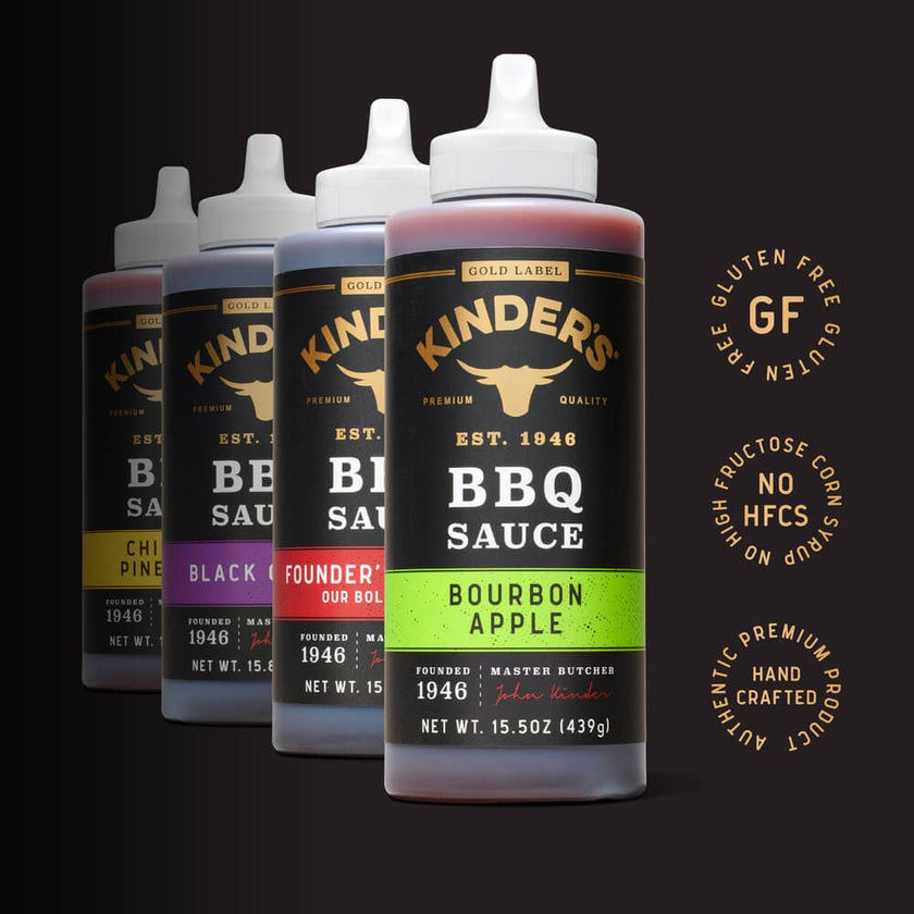 Kinder's Gold Label Bourbon Apple BBQ Sauce
