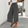 Women's Floral Smocked High Waist Wide Leg Palazzo Pants – Boho Casual Trousers S–XXL