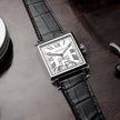 Men's Leather Watch Automatic Mechanical Waterproof Dress Watch
