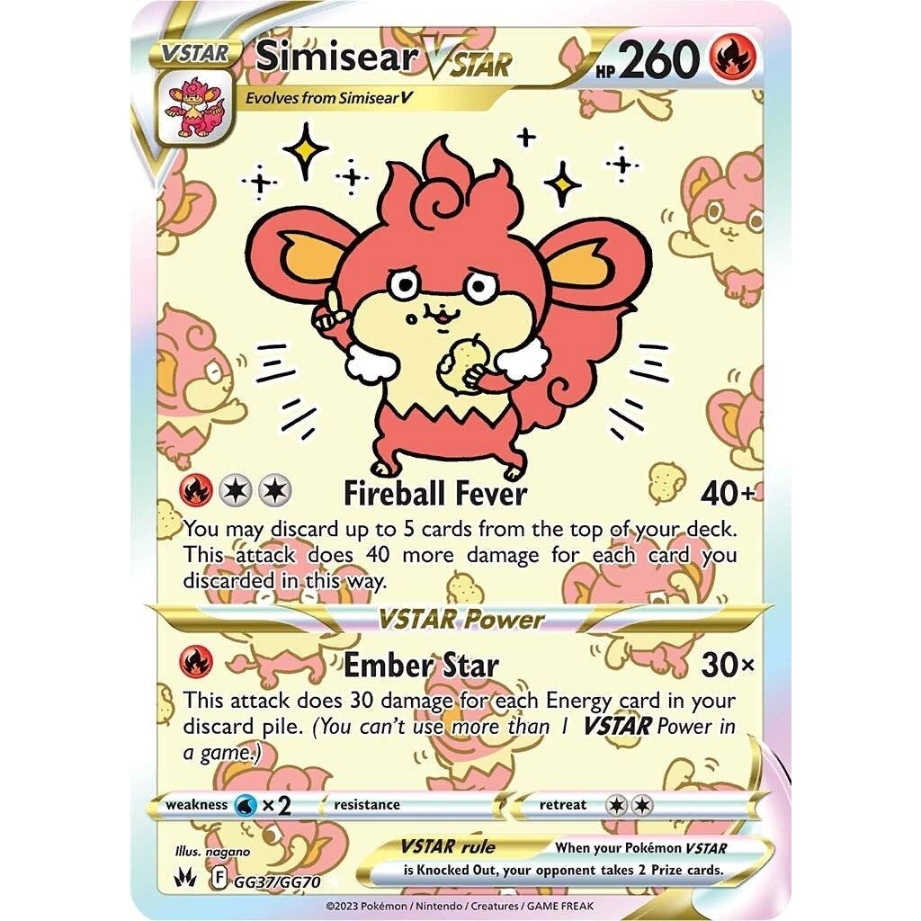 Simisear VSTAR (GG37/GG70) (CRZ:GG)