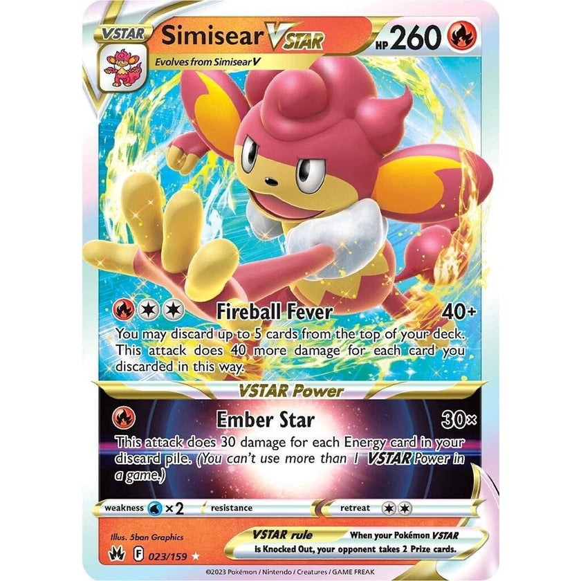 Simisear VSTAR (023/159) (CRZ)