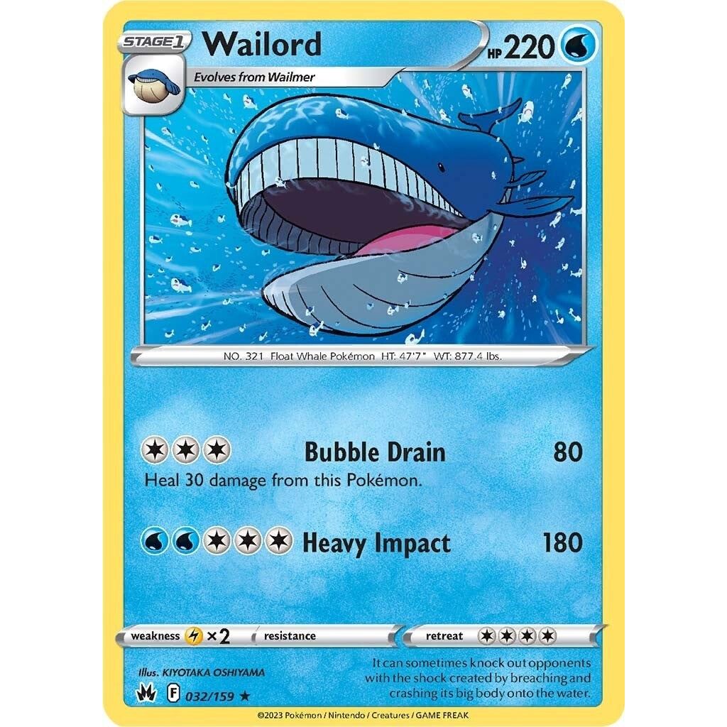 Wailord (032/159) (CRZ)