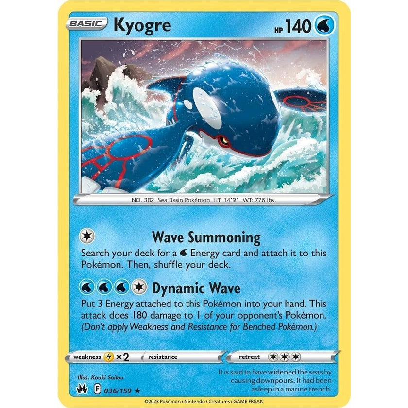 Kyogre (036/159) (CRZ)