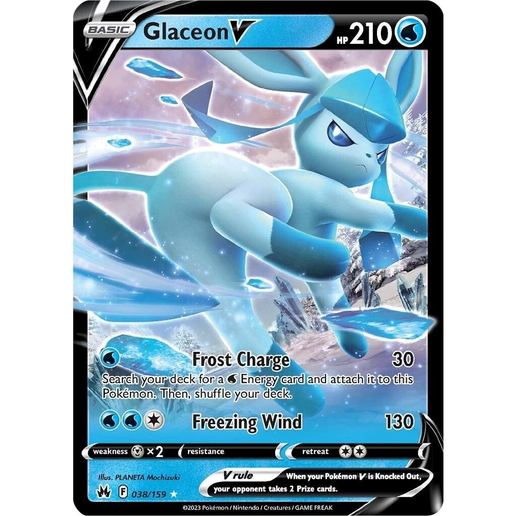 Glaceon V (038/159) (CRZ)