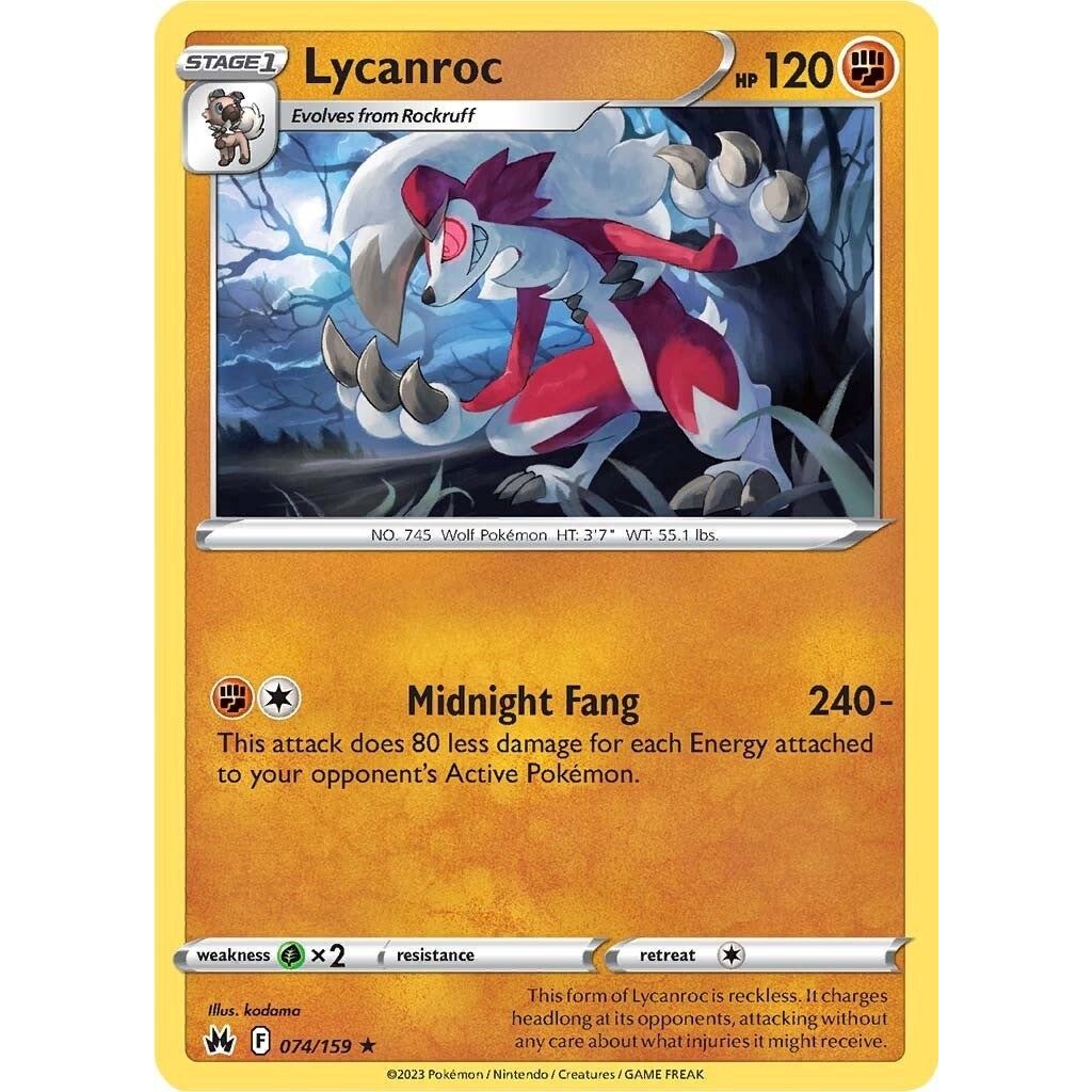 Lycanroc (074/159) (CRZ)