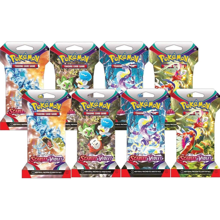 Scarlet & Violet Sleeved Booster Pack Bundle [Set of 8]