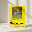 100% Cotton XL Watercolor Paper Pad, Made in Holland, 300gsm, 12 Sheets