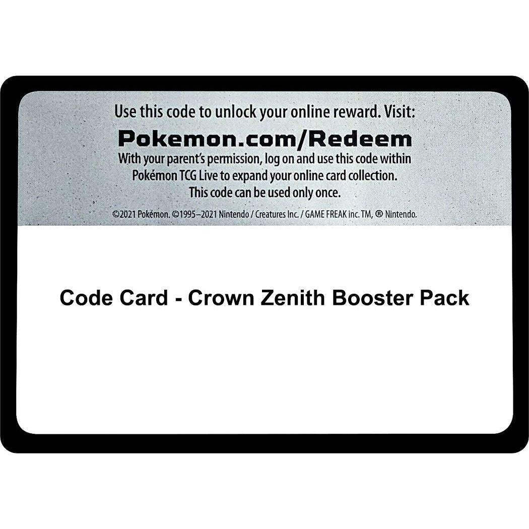 Code Card - Crown Zenith Booster Pack (CRZ)