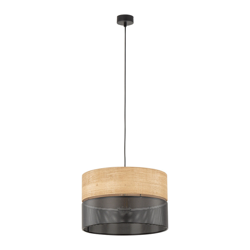 Nicol Scandinavian Drum Pendant Light for Dining Room & Bedroom