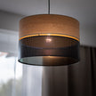 Nicol Scandinavian Drum Pendant Light for Dining Room & Bedroom