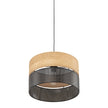 Nicol Scandinavian Drum Pendant Light for Dining Room & Bedroom