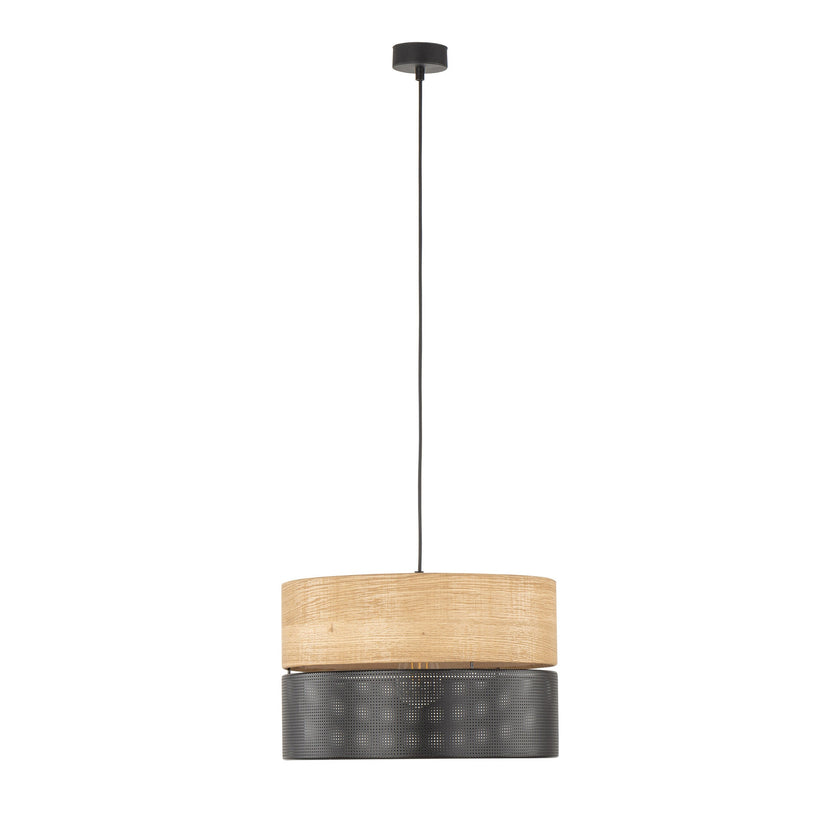 Nicol Scandinavian Drum Pendant Light for Dining Room & Bedroom
