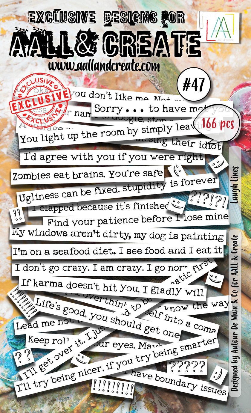 AALL and Create - Ephemera Die-Cuts - Laugh Lines