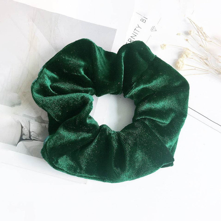 Fashion Velvet Scrunchies for Hair Ponytail Holder