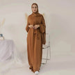 New ArabMiddle East Dubai Turkey Abaya dress Simple Plain Abaya 2025