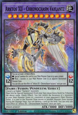 Arktos XII - Chronochasm Vaylantz (PHHY-EN037) - Photon Hypernova 1st Edition